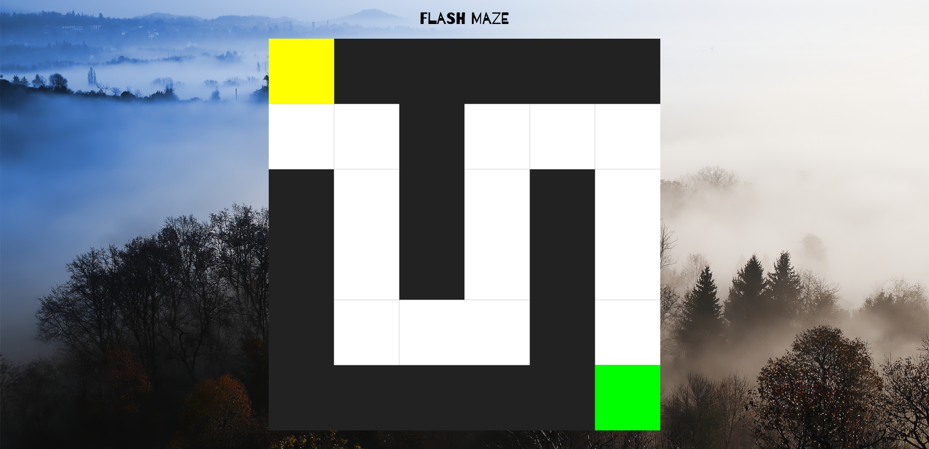 Flash Maze
